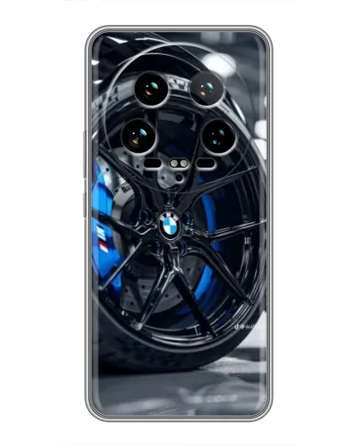 Чехол для Xiaomi 14 Ultra с картинкой «Колесо BMW вблизи» Чехол для Xiaomi 14 Ultra с картинкой «Колесо BMW вблизи»