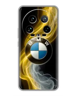 Чехол для Xiaomi 14 Ultra с картинкой «Золотистый дым BMW» Чехол для Xiaomi 14 Ultra с картинкой «Золотистый дым BMW»
