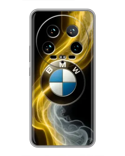 Чехол для Xiaomi 14 Ultra с картинкой «Золотистый дым BMW» Чехол для Xiaomi 14 Ultra с картинкой «Золотистый дым BMW»