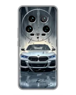 Чехол для Xiaomi 14 Ultra с картинкой «BMW в свете фар» Чехол для Xiaomi 14 Ultra с картинкой «BMW в свете фар»