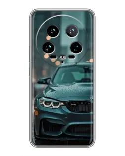 Чехол для Xiaomi 14 Ultra с картинкой «BMW в огнях города» Чехол для Xiaomi 14 Ultra с картинкой «BMW в огнях города»