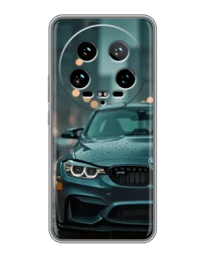 Чехол для Xiaomi 14 Ultra с картинкой «BMW в огнях города» Чехол для Xiaomi 14 Ultra с картинкой «BMW в огнях города»