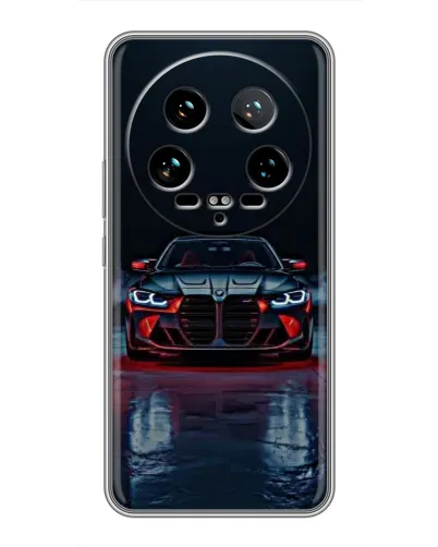 Чехол для Xiaomi 14 Ultra с картинкой «BMW на мокрой дороге» Чехол для Xiaomi 14 Ultra с картинкой «BMW на мокрой дороге»