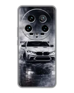 Чехол для Xiaomi 14 Ultra с картинкой «BMW сквозь туман» Чехол для Xiaomi 14 Ultra с картинкой «BMW сквозь туман»