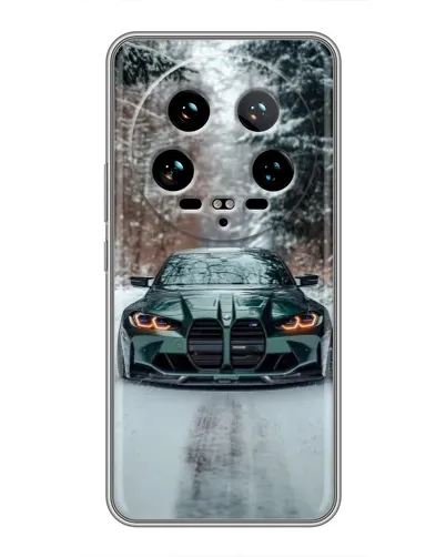 Чехол для Xiaomi 14 Ultra с картинкой «BMW в зимнем лесу» Чехол для Xiaomi 14 Ultra с картинкой «BMW в зимнем лесу»