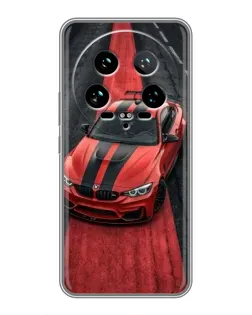 Чехол для Xiaomi 14 Ultra с картинкой «BMW на красной дорожке» Чехол для Xiaomi 14 Ultra с картинкой «BMW на красной дорожке»