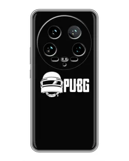 Чехол для Xiaomi 14 Ultra с картинкой «PUBG — классический лого»