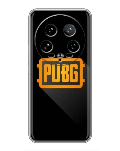Чехол для Xiaomi 14 Ultra с картинкой «PUBG — рамка лого» Чехол для Xiaomi 14 Ultra с картинкой «PUBG — рамка лого»