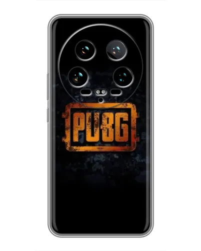 Чехол для Xiaomi 14 Ultra с картинкой «PUBG — золотой логотип» Чехол для Xiaomi 14 Ultra с картинкой «PUBG — золотой логотип»