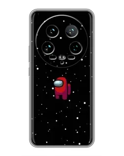 Чехол для Xiaomi 14 Ultra с картинкой «Красный Among Us»