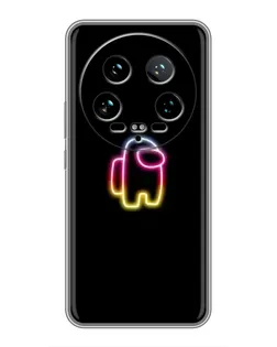 Чехол для Xiaomi 14 Ultra с картинкой «Among Us градиент»