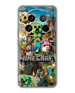 Чехол для Xiaomi 14 Ultra с картинкой «Замок Minecraft» Чехол для Xiaomi 14 Ultra с картинкой «Замок Minecraft»
