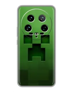 Чехол для Xiaomi 14 Ultra с картинкой «Крипер микро-дизайн» Чехол для Xiaomi 14 Ultra с картинкой «Крипер микро-дизайн»