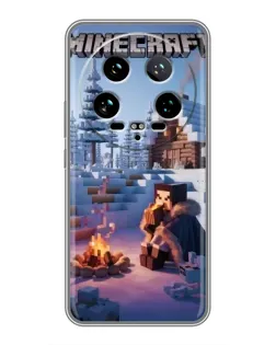 Чехол для Xiaomi 14 Ultra с картинкой «Зимний Minecraft» Чехол для Xiaomi 14 Ultra с картинкой «Зимний Minecraft»