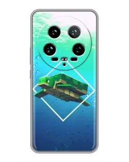 Чехол для Xiaomi 14 Ultra с картинкой «Черепаха Minecraft» Чехол для Xiaomi 14 Ultra с картинкой «Черепаха Minecraft»