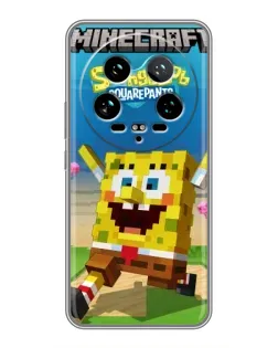 Чехол для Xiaomi 14 Ultra с картинкой «Губка Боб Minecraft» Чехол для Xiaomi 14 Ultra с картинкой «Губка Боб Minecraft»