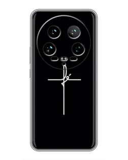 Чехол для Xiaomi 14 Ultra с картинкой «Тонкий крест» Чехол для Xiaomi 14 Ultra с картинкой «Тонкий крест»