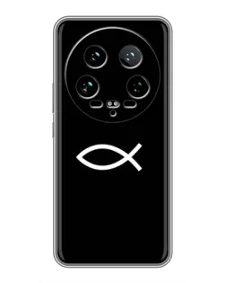Чехол для Xiaomi 14 Ultra с картинкой «Символ рыбы Jesus» Чехол для Xiaomi 14 Ultra с картинкой «Символ рыбы Jesus»