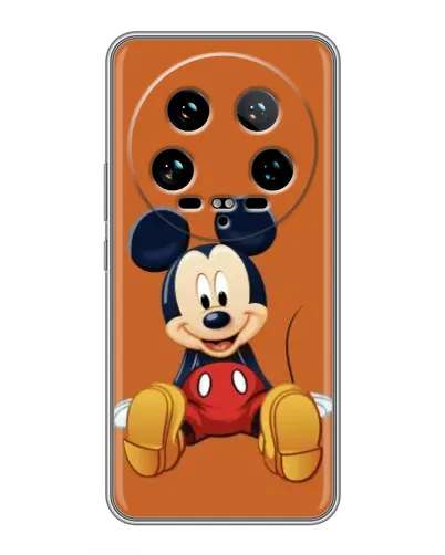 Чехол для Xiaomi 14 Ultra с картинкой «Микки отдыхает»