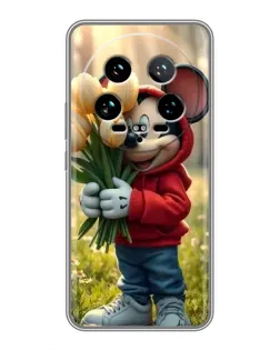 Чехол для Xiaomi 14 Ultra с картинкой «Микки с тюльпанами» Чехол для Xiaomi 14 Ultra с картинкой «Микки с тюльпанами»