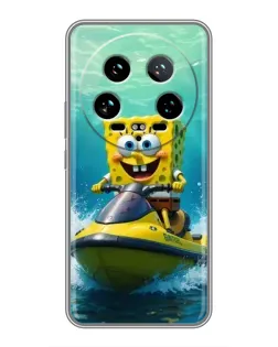 Чехол для Xiaomi 14 Ultra с картинкой «Спанч Боб на гидроцикле» Чехол для Xiaomi 14 Ultra с картинкой «Спанч Боб на гидроцикле»