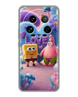 Чехол для Xiaomi 14 Ultra с картинкой «Губка Боб Патрик»