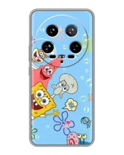 Чехол для Xiaomi 14 Ultra с картинкой «Веселые пузырьки»