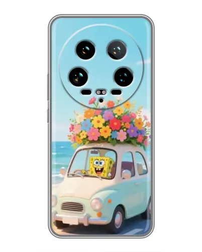 Чехол для Xiaomi 14 Ultra с картинкой «Автомобильное путешествие»