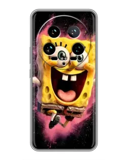 Чехол для Xiaomi 14 Ultra с картинкой «Взрывной Спанч Боб»