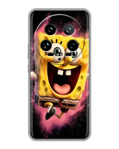 Чехол для Xiaomi 14 Ultra с картинкой «Взрывной Спанч Боб»