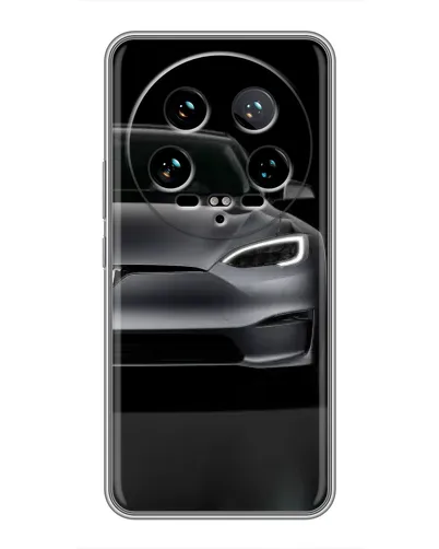 Чехол для Xiaomi 14 Ultra с картинкой «Tesla Model S Look» Чехол для Xiaomi 14 Ultra с картинкой «Tesla Model S Look»