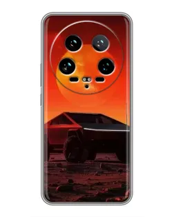 Чехол для Xiaomi 14 Ultra с картинкой «Cybertruck на Марсе» Чехол для Xiaomi 14 Ultra с картинкой «Cybertruck на Марсе»