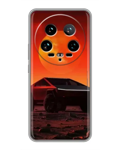 Чехол для Xiaomi 14 Ultra с картинкой «Cybertruck на Марсе» Чехол для Xiaomi 14 Ultra с картинкой «Cybertruck на Марсе»