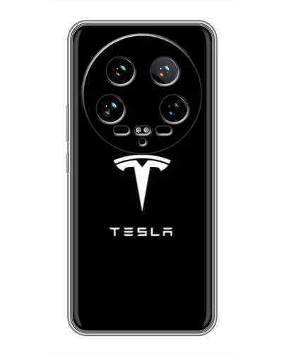 Чехол для Xiaomi 14 Ultra с картинкой «Tesla White Logo» Чехол для Xiaomi 14 Ultra с картинкой «Tesla White Logo»