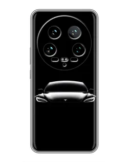 Чехол для Xiaomi 14 Ultra с картинкой «Фары Tesla Night» Чехол для Xiaomi 14 Ultra с картинкой «Фары Tesla Night»