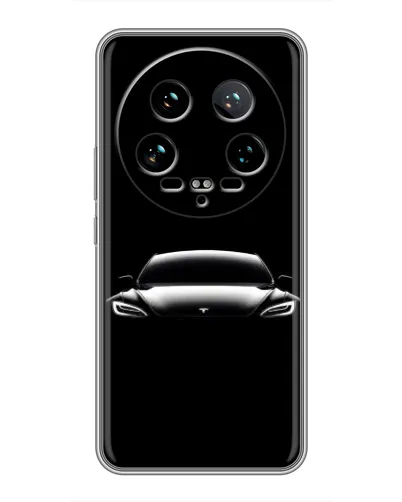Чехол для Xiaomi 14 Ultra с картинкой «Фары Tesla Night» Чехол для Xiaomi 14 Ultra с картинкой «Фары Tesla Night»
