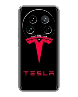 Чехол для Xiaomi 14 Ultra с картинкой «Tesla Red Logo» Чехол для Xiaomi 14 Ultra с картинкой «Tesla Red Logo»