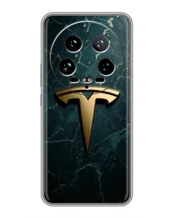 Чехол для Xiaomi 14 Ultra с картинкой «Мраморная Tesla Gold» Чехол для Xiaomi 14 Ultra с картинкой «Мраморная Tesla Gold»