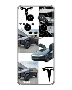 Чехол для Xiaomi 14 Ultra с картинкой «Коллаж Cybertruck Tesla» Чехол для Xiaomi 14 Ultra с картинкой «Коллаж Cybertruck Tesla»