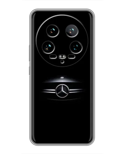 Чехол для Xiaomi 14 Ultra с картинкой «Mercedes — абстрактные линии»