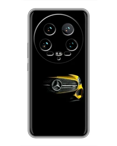Чехол для Xiaomi 14 Ultra с картинкой «Mercedes — ретро стиль»