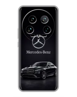 Чехол для Xiaomi 14 Ultra с картинкой «Mercedes — решетка радиатора»