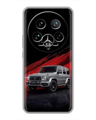 Чехол для Xiaomi 14 Ultra с картинкой «Mercedes G-Class красный»