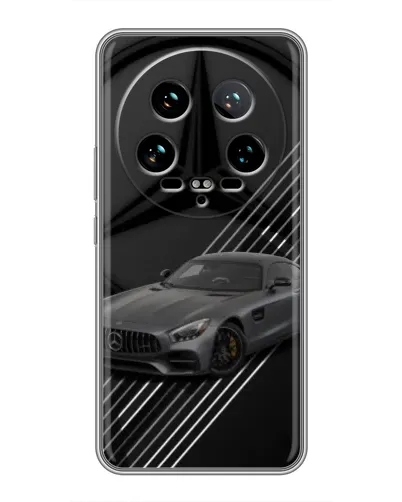 Чехол для Xiaomi 14 Ultra с картинкой «Mercedes AMG — графика»