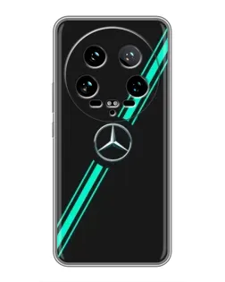 Чехол для Xiaomi 14 Ultra с картинкой «Спортивные линии Mercedes» Чехол для Xiaomi 14 Ultra с картинкой «Спортивные линии Mercedes»