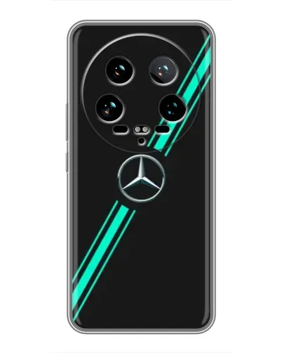 Чехол для Xiaomi 14 Ultra с картинкой «Спортивные линии Mercedes» Чехол для Xiaomi 14 Ultra с картинкой «Спортивные линии Mercedes»