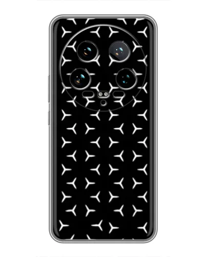 Чехол для Xiaomi 14 Ultra с картинкой «Mercedes паттерн звезд» Чехол для Xiaomi 14 Ultra с картинкой «Mercedes паттерн звезд»