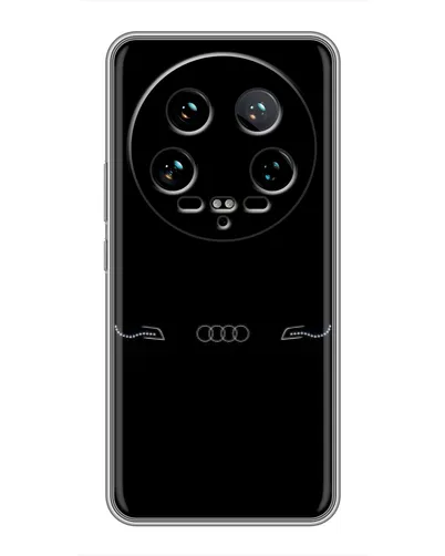 Чехол для Xiaomi 14 Ultra с картинкой «Audi — световой подпись»