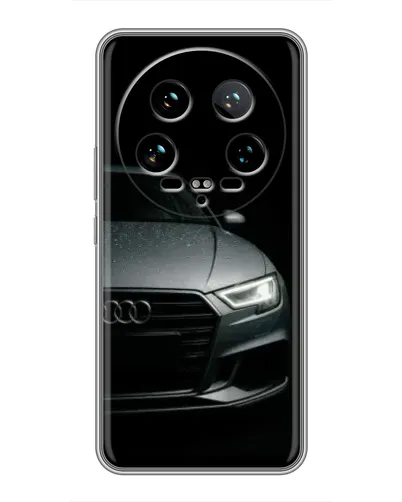 Чехол для Xiaomi 14 Ultra с картинкой «Audi — детализация кузова»