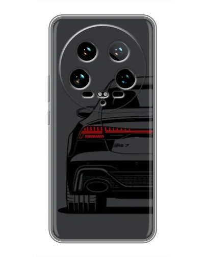 Чехол для Xiaomi 14 Ultra с картинкой «Задняя часть Audi — арт»